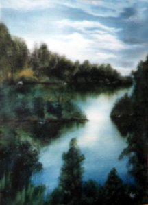Dark Cove at Dusk