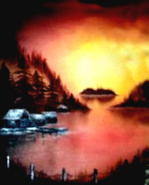 Fire Sky at Fisher Cove